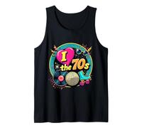 I Love The 70s Vintage Cassette Roller Vinyl Nostalgia 70s Tank Top