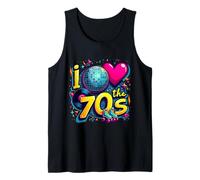 I Love The 70s Vintage Cassette Roller Vinyl Nostalgia 70s Tank Top
