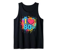 I Love the 80's Old School Fun Times Retro Throwback Tank Top
