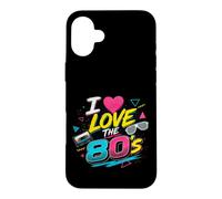 I Love The 80's Retro Cassette shades Pop Art Culture Case for iPhone 16 Plus