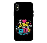 I Love The 80's Retro Cassette shades Pop Art Culture Case for iPhone X/XS