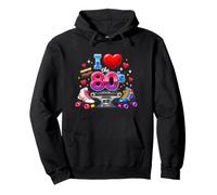 I Love the 80s Retro Throwback Good Times 80's Vibe Party Pullover Hoodie
