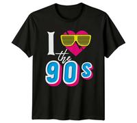 I Love The 90s Nostalgia 90s Decade Graphic Tee Mens T-Shirt Womens Tee Retro Throwback Apparel 4XL Black