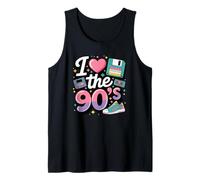 I Love The 90's Vintage Throwback Icon Tank Top