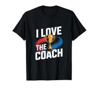 I Love The Coach Trophy Enthusiast Value Graphic T-Shirt, Men, Black, S