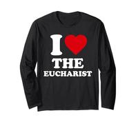 I Love The Eucharist, Christian, Catholic Long Sleeve T-Shirt