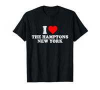I Love The Hamptons NY Distressed Vintage Coastal Pride T-Shirt