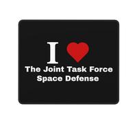 I Love The Joint Task Force Space Defense Mouse Mat Non-Slip Rubber Base Desk Mat Comfortable Mousepad For Laptop Studying Office 25X30Cm