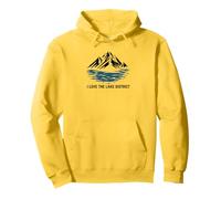 I Love the, Lake District, Cumbria, Mountain Hiking, Walking Pullover Hoodie