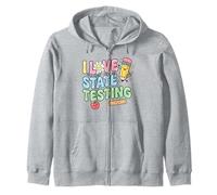I Love The Last Day Of State Testing Funny Teacher Zip Hoodie