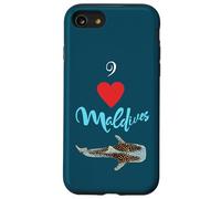 I love the Maldives Whale Shark Heart Travel Souvenir Case for iPhone SE (2020) / 7 / 8