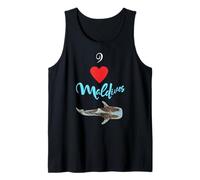 I love the Maldives Whale Shark Heart Travel Souvenir Tank Top