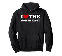 I Love The North East, I Like The North East Pullover Hoodie