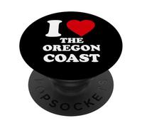 I Love The Oregon Coast, Ocean PopSockets Adhesive PopGrip