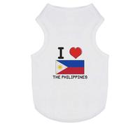 'I Love The Philippines' Pet Dog/Cat T-Shirt (PT00094654)