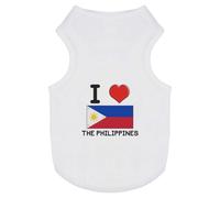 'I Love The Philippines' Pet Dog/Cat T-Shirt (PT00094655)
