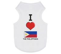 'I Love The Philippines' Pet Dog/Cat T-Shirt (PT00094760)