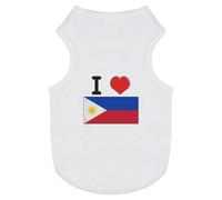 'I Love The Philippines' Pet Dog/Cat T-Shirt (PT00094884)
