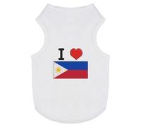'I Love The Philippines' Pet Dog/Cat T-Shirt (PT00094885)