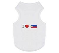 'I Love The Philippines' Pet Dog/Cat T-Shirt (PT00094978)
