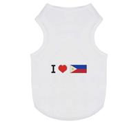 'I Love The Philippines' Pet Dog/Cat T-Shirt (PT00094979)