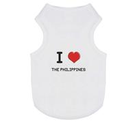 'I Love The Philippines' Pet Dog/Cat T-Shirt (PT00095006)