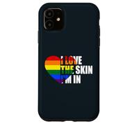 I Love The Skin I'm In LGBTQ Lesbian Gay Trans Pride Month Case for iPhone 11
