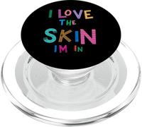 I Love The Skin Strong Black Woman African American Melanin PopSockets PopGrip for MagSafe