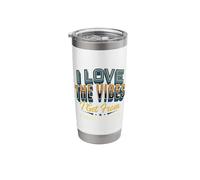 I Love The Vibes I Get from Sushi Plates Stainless Steel Insulated Tumbler