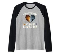 I Love The Way My Horse Loves Me Raglan Baseball Tee