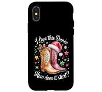 I Love This Dance How Does It Start Line Dance Christmas Case for iPhone X/XS