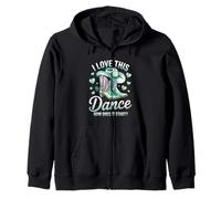 I Love This Dance How Does It Start Line Dance Country Zip Hoodie
