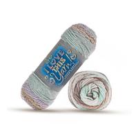 I Love This Yarn 4 - Medium Acrylic Yarn for Crocheting & Knitting - 252 Yards for Blankets, Hats & More - Craft Supplies for Handcrafting Accessories, Beach Ballad