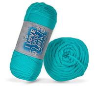 I Love This Yarn 4 - Medium Acrylic Yarn for Crocheting & Knitting - Soft Skein - 355 Yards for Blankets, Hats & More - Craft Supplies for Handcrafting Accessories, Turquoise