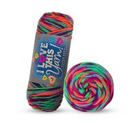 I Love This Yarn 4 - Medium Soft Skein - 252 Yards of Acrylic Yarn for Crocheting Blankets, Hats, & More - Craft Supplies for Handcrafting Accessories, Dark Neons