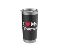 I Love Thomas Heart Thomas Love Thomas Stainless Steel Insulated Tumbler