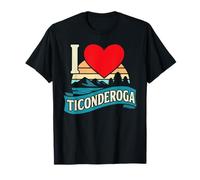 I Love TICONDEROGA T-Shirt I Heart TICONDEROGA T-Shirt
