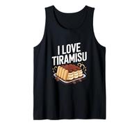 I Love Tiramisu Italian Treat Fun Tank Top
