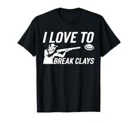 I Love to Break Clays Skeet Trap Shooting T-Shirt