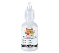 I Love To Create Scribbles 3D Fabric Paint 1oz-Iridescent - Silver