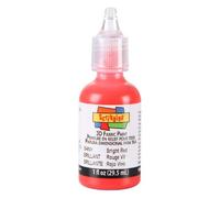 I Love To Create Scribbles 3D Fabric Paint 1oz-Shiny - Bright Red