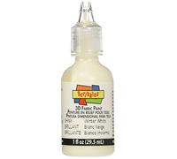 I Love To Create Scribbles 3D Fabric Paint 1oz-Shiny - Winter White