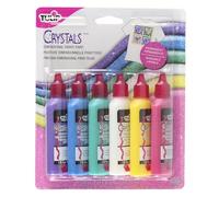 I Love To Create Tulip Dimensional Fabric Paints 1.25oz 6/Pkg-Crystals