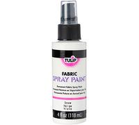 I Love To Create Tulip Fabric Spray Paint 4oz-Snow,118.3 ml (Pack of 1)