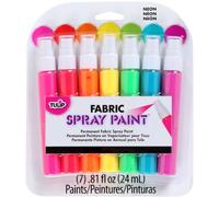 I Love To Create Tulip Mini Fabric Spray Paint Neon 7pcs, 7 Count (Pack of 1)