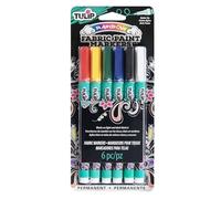 I Love To Create Tulip Opaque Fabric Markers Primary, Acrylic, Multicoloured