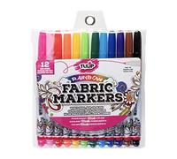 I Love To Create Tulip Permanent fabric markers Fine-writers 12pcs