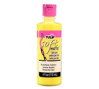 Tulip Soft Fabric Paint - Matte Sunshine Yellow - 4 oz / 118 ml (Pack of 1)
