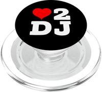 I love To Dj Party Heart 2 D.J Concert Music PopSockets PopGrip for MagSafe
