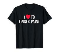 I Love to Finger Paint I'm Paint Couple Dirty Humor Adult T-Shirt